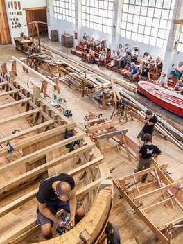 Reconstrucción del barco Albaola