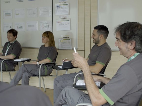 Reunión de equipo de Orona