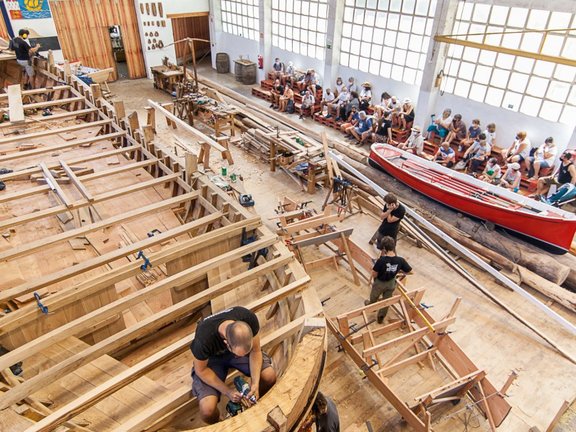 Reconstrução da embarcação Albaola